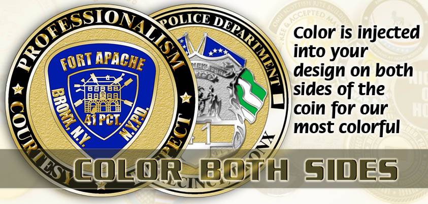 Color on Both Sides from FactoryDirectCoins.com